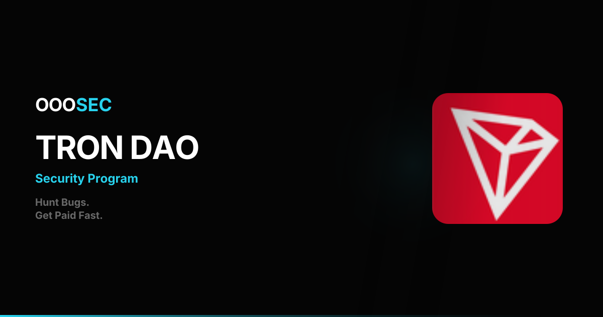 TRON DAO | Security Program